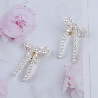 Women Fine Jewelry Natural White Color Potato Freshwater Pearl 925 Silver Ear Clip Earrings