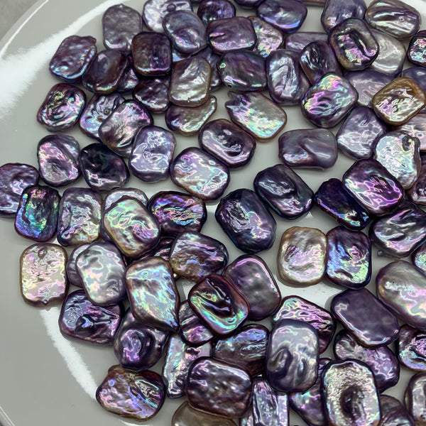 【Purple Sugar Cube Clam】Freshwater Purple Sugar Cube Clam Guaranteed 2 pearls per clam