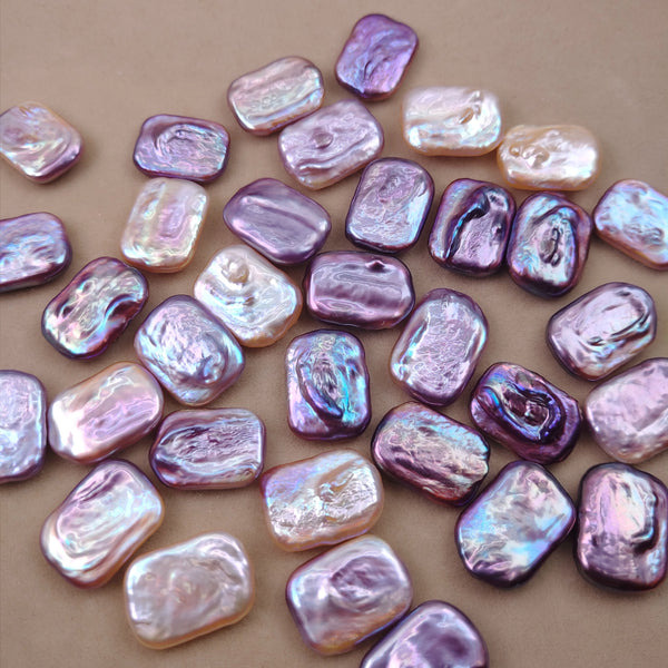 【Purple Sugar Cube Clam】Freshwater Purple Sugar Cube Clam Guaranteed 2 pearls per clam