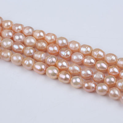 Wholesale Jewelry Making 11-12mm White pink Purple Freshwater Pearl Rice Beads Strands
