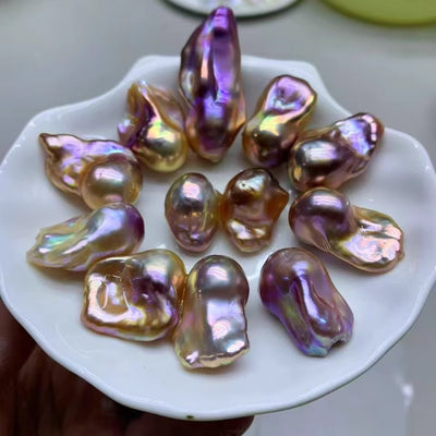 【Baroque Pearl Shell】Natural Baroque Pearls Edison Oval Pearls DIY Handmade Jewelry